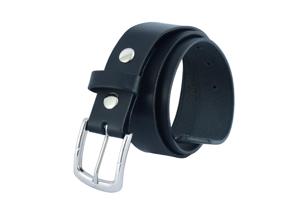 BLT2013 The Iconic Black Genuine Leather Belt