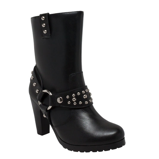 8546 Women&#039;s Heeled Boot w/Studs