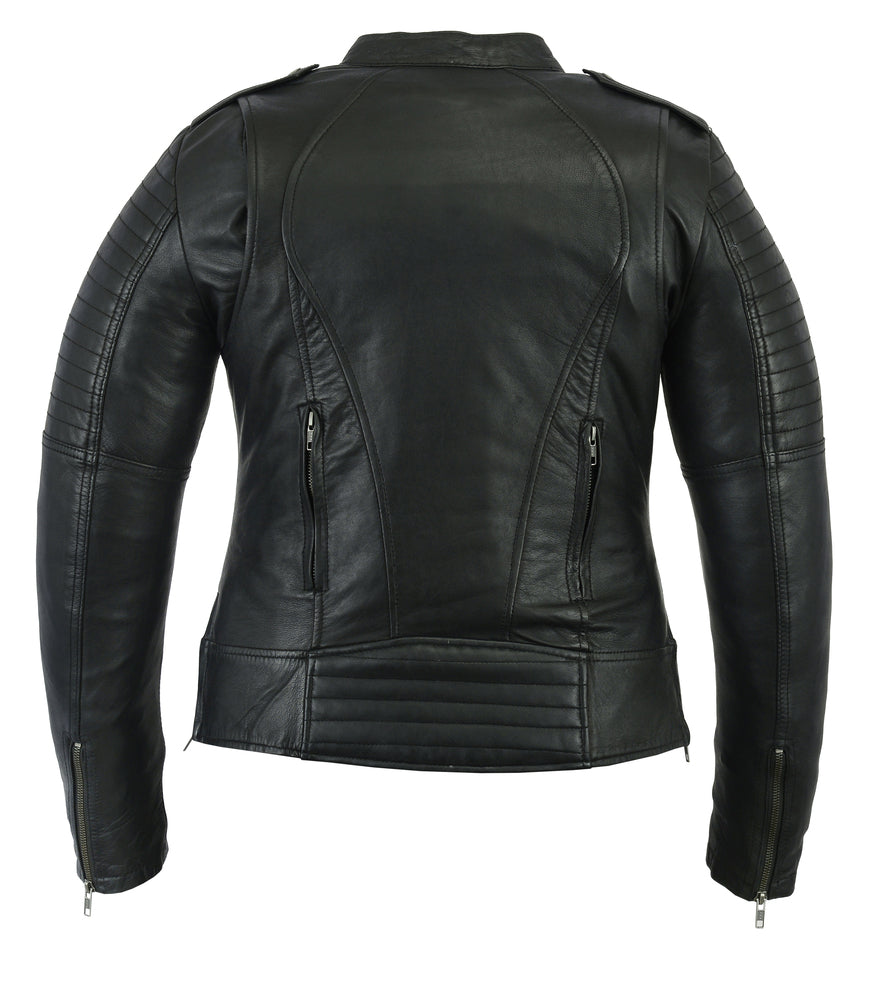 DS893 Women&#039;s Updated Biker Style Jacket