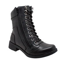 8650 Women's Zipper Biker Boot