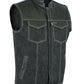 DM900 Men's Leather/Denim Combo Vest