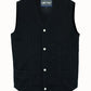 DM910 Men's Traditional Denim Vest with Plain Sides