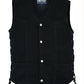 DM911 Men's Traditional Denim Vest with Side Laces