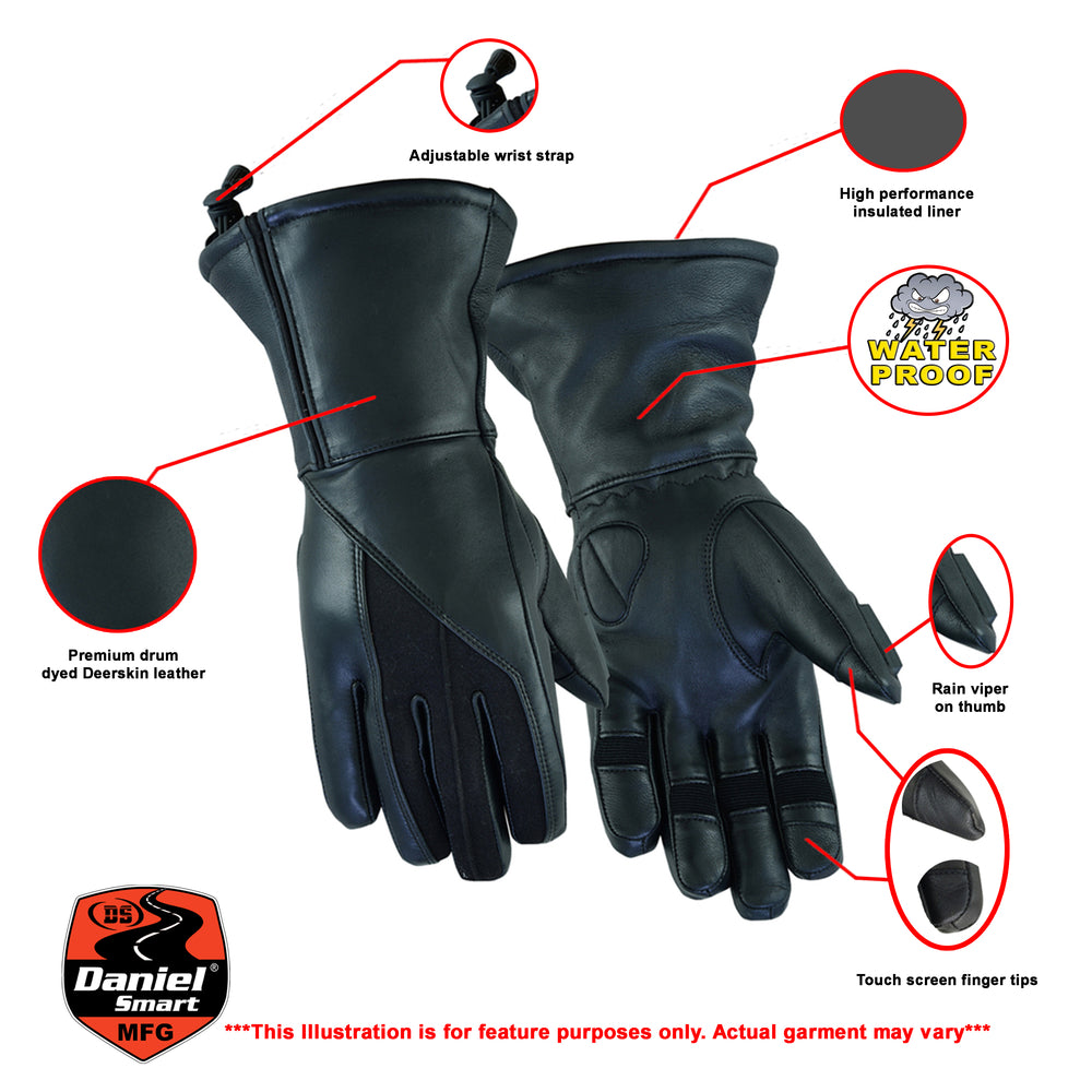 DS70 Women's Feature-Packed Deer Skin Insulated Cruiser Glove