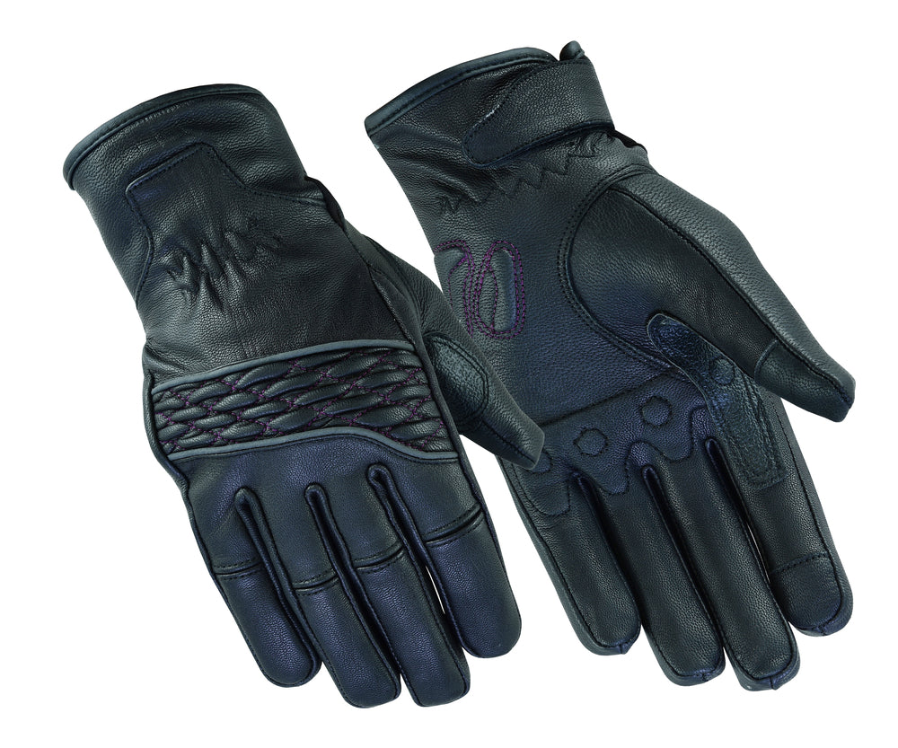 DS2425 Women's Cruiser Glove (Black / Purple)