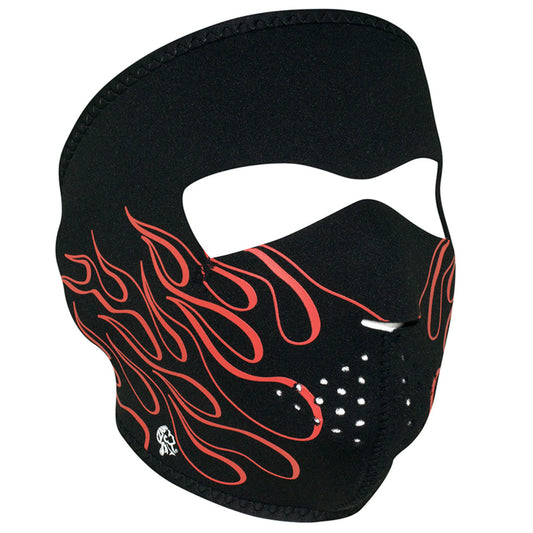 WNFM045 ZAN&reg; Full Mask- Neoprene- Orange Flame