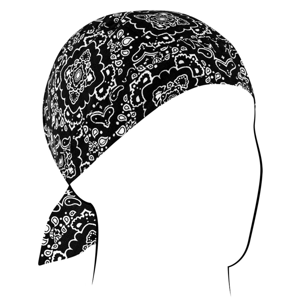 Z101 Flydanna&reg;, Cotton, Black Paisley