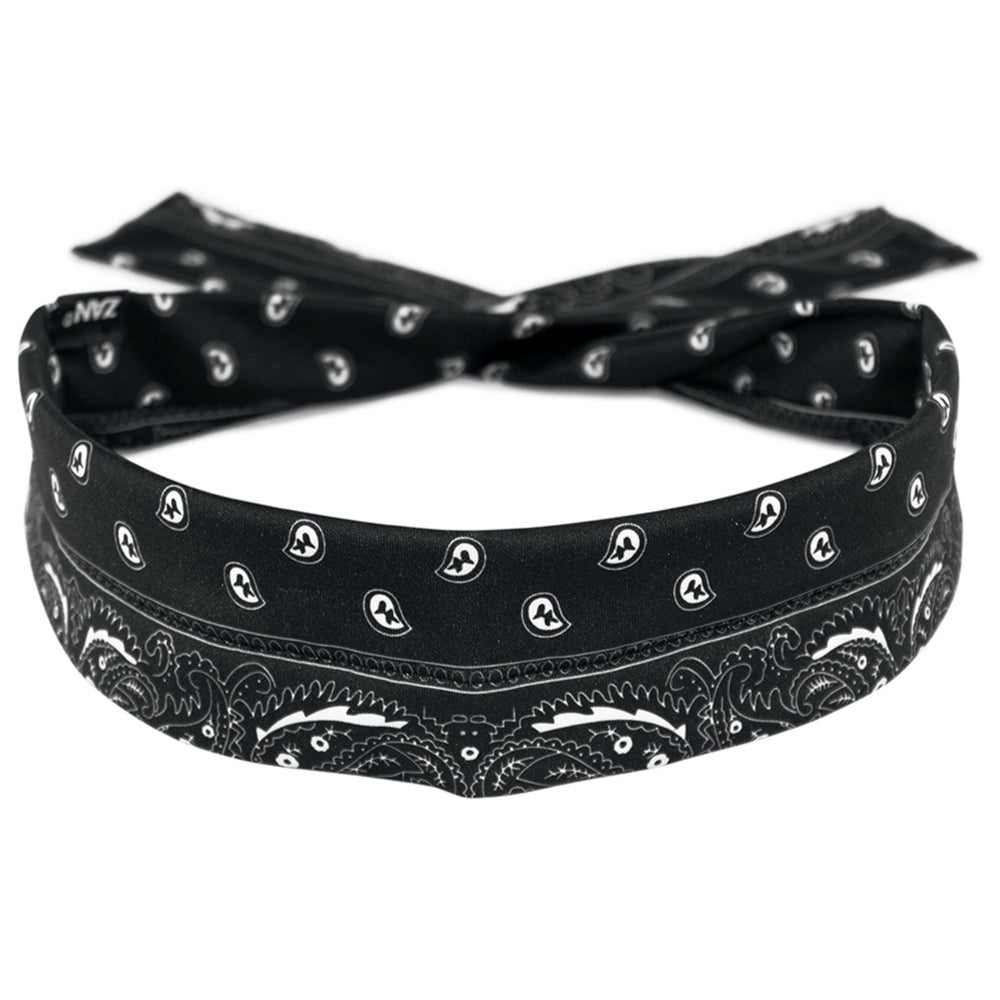 DP101 Cooldanna&reg; Polyester, Black Paisley