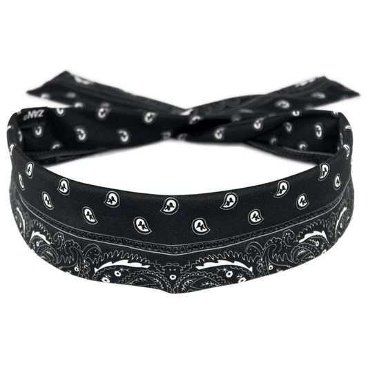 DP101 Cooldanna&reg; Polyester, Black Paisley