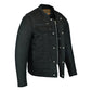 DM915 Men's Rough Rub-Off Raw Finish Denim Jacket