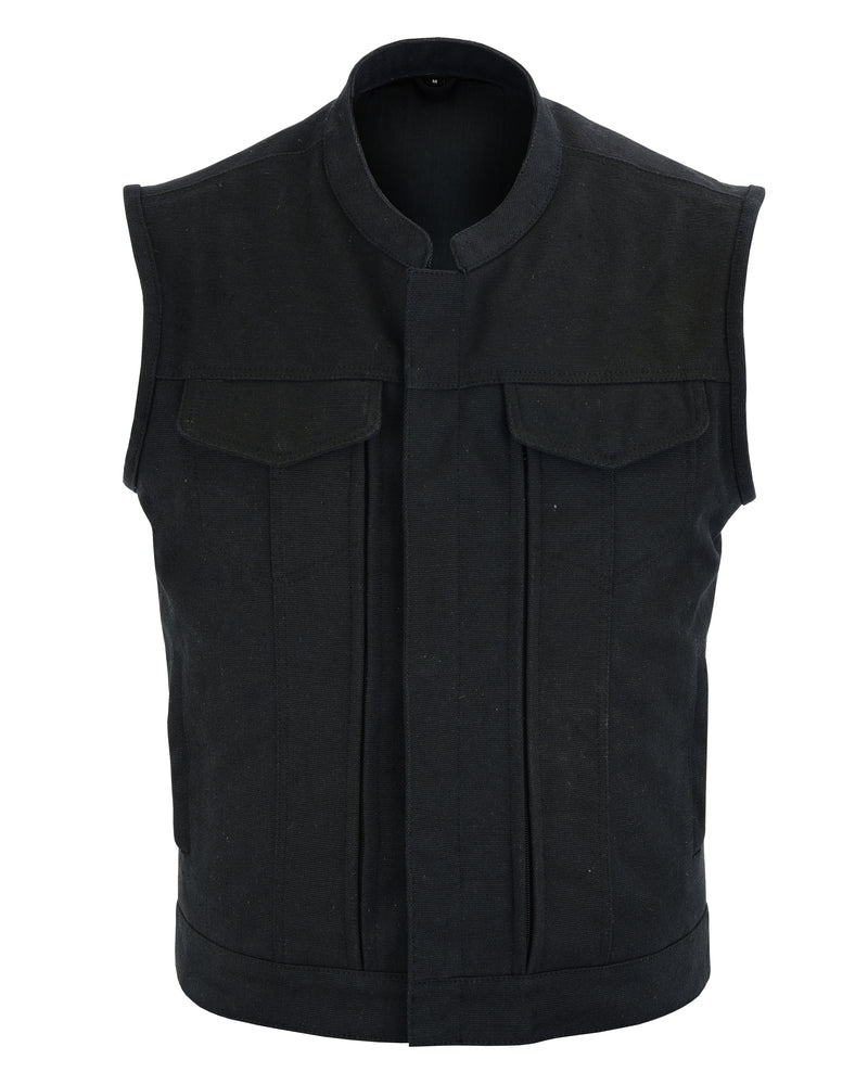 DS909 Men's Modern Utility Style Canvas Vest