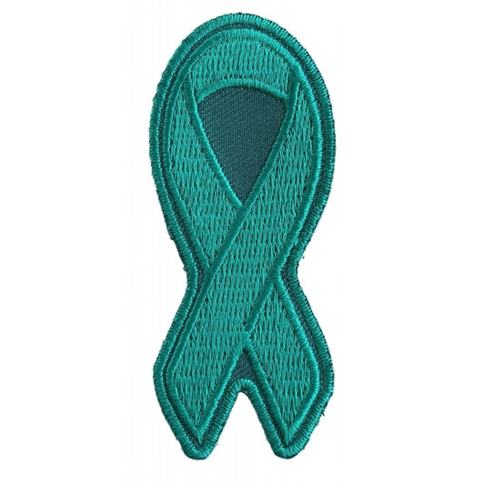 P3779 Teal PTSD Awareness Ribbon Patch