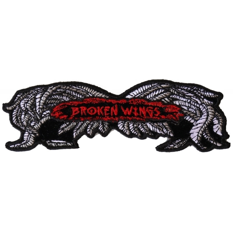 P2951 Broken Wings Small Biker Patch