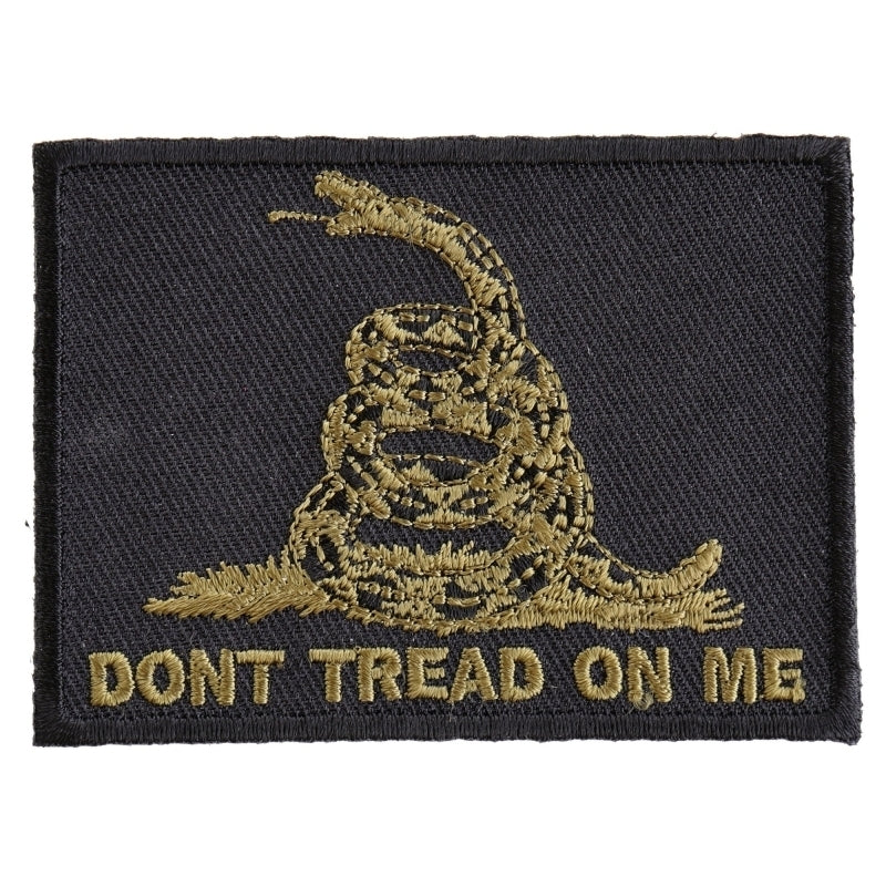 P3267 Green Black Gadsden Flag Don't Tread on Me Patch