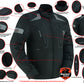 DS4610 Flight Wings - Black Textile Motorcycle Jacket for Men