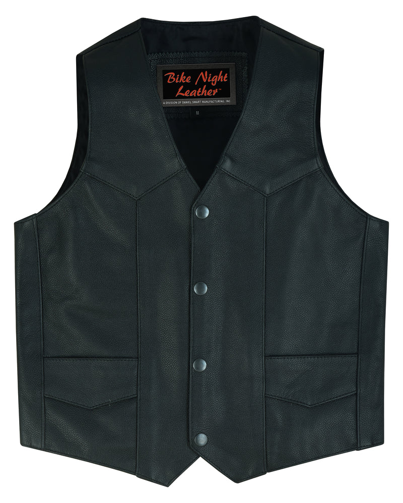 DS1725 Kids Traditional Style Plain Side Vest