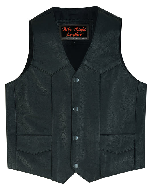 DS1725 Kids Traditional Style Plain Side Vest