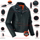 DS804 Women&#039;s Updated Stylish M/C Jacket