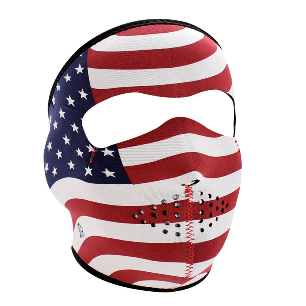 WNFM003 ZAN&reg; Full Mask- Neoprene- Stars and Stripes