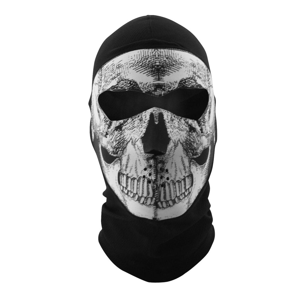 WBC002NFME Balaclava Extreme- COOLMAX&reg;- Full Mask- Black and Whit