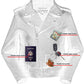 DS850 Women's Classic Plain Side Fitted M/C Style Jacket