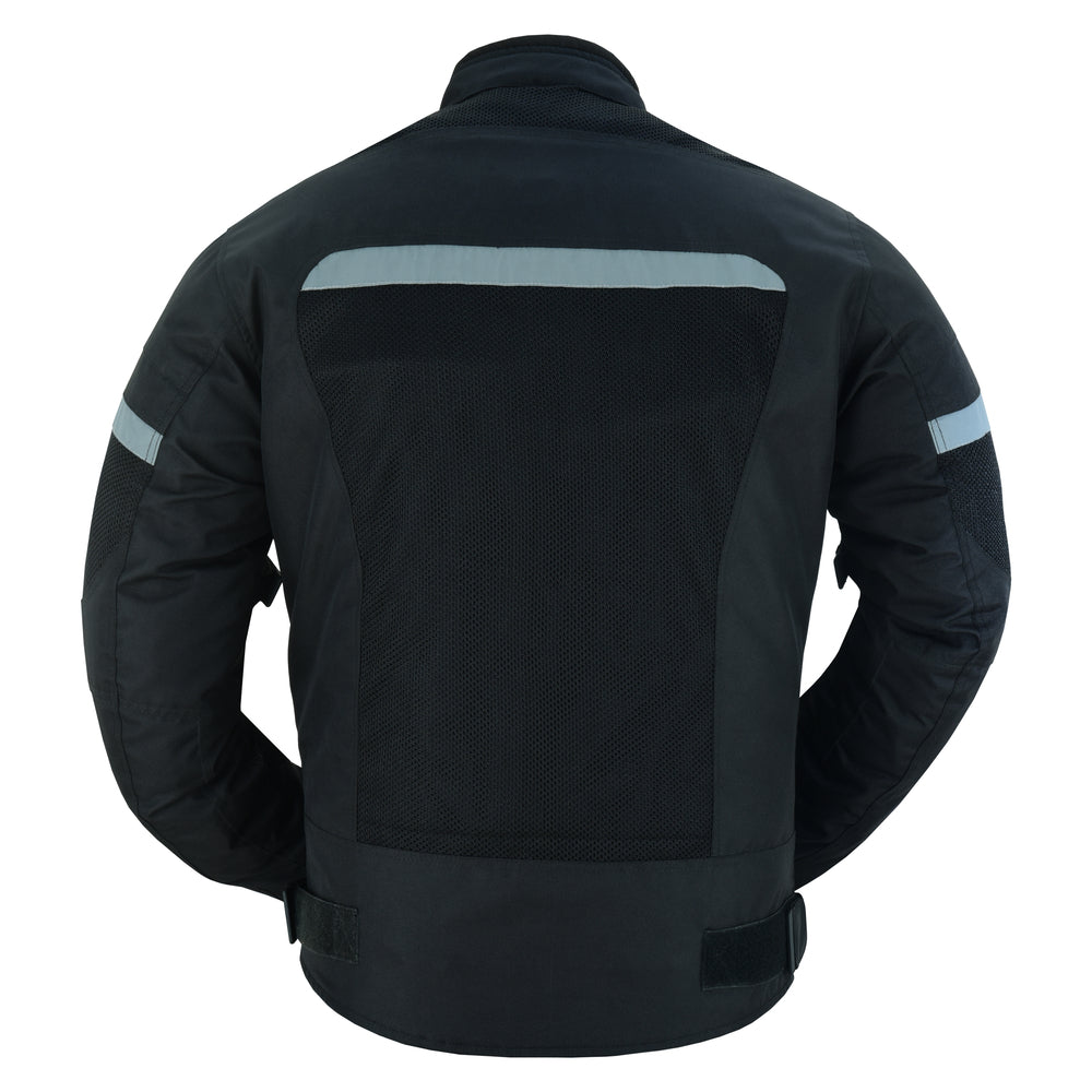 DS764 Men's Racer Mesh Jacket - Black