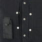 DM905BK Men's Single Back Panel Concealed Carry Denim Vest