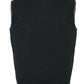 DM991 Men's Black Denim Single Panel Concealment Vest W/Leather Trim-