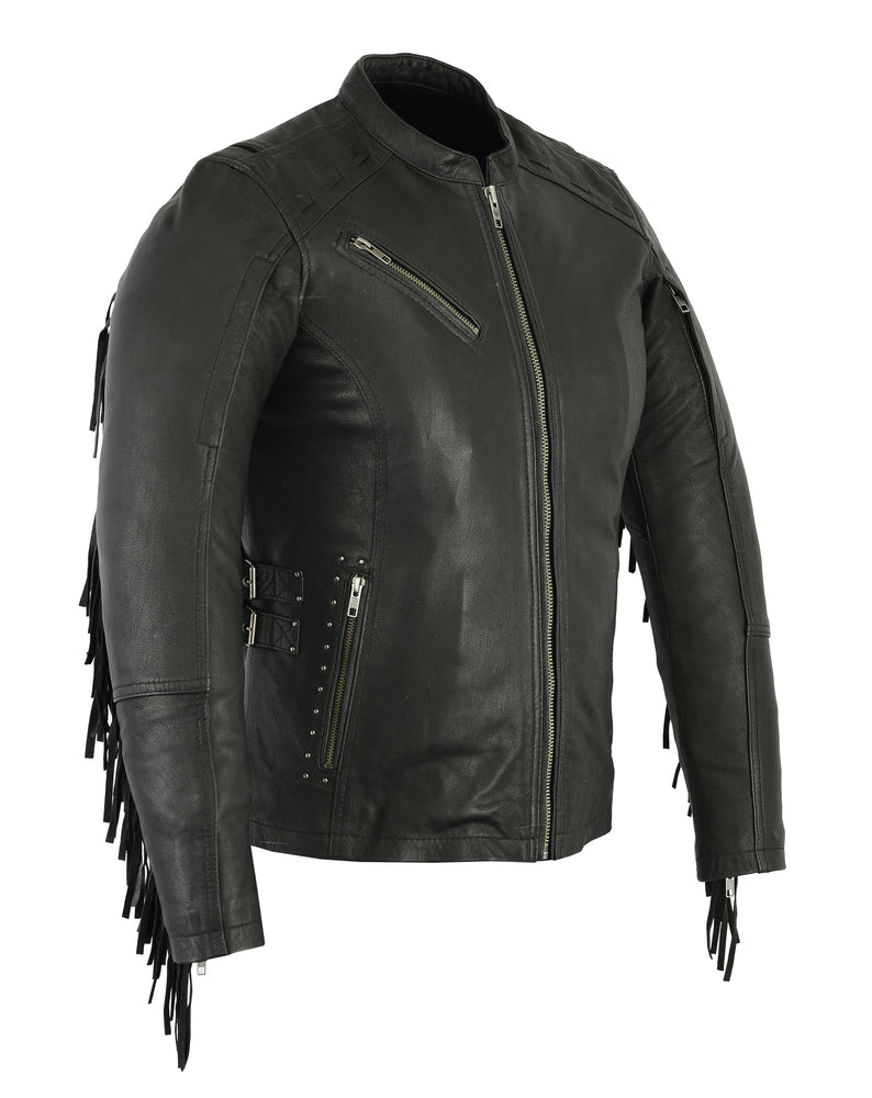 DS880 Women&#039;s Stylish Jacket with Fringe