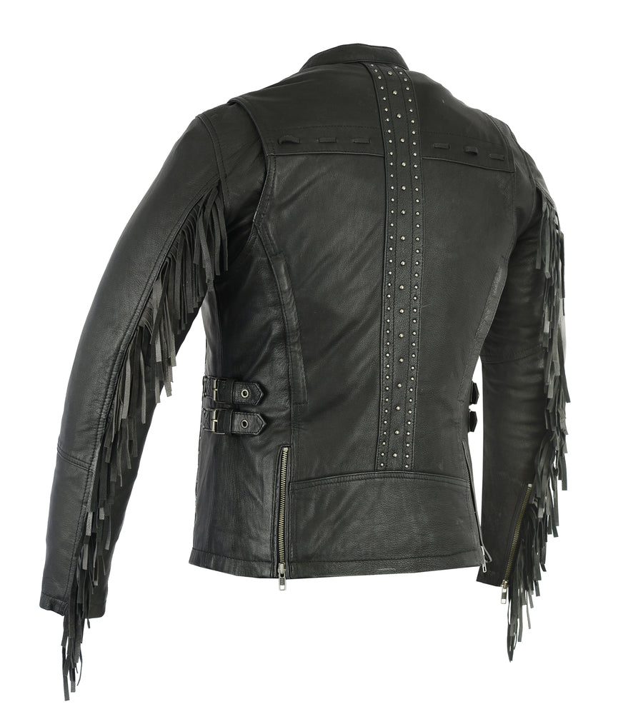 DS880 Women&#039;s Stylish Jacket with Fringe