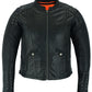 DS885 Women&#039;s Stylish Jacket with Grommet and Lacing Accents