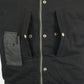 DM982 Men&#039;s Black Denim Single Back Panel Concealment Vest w/Rem