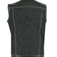 DM900 Men's Leather/Denim Combo Vest