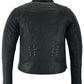 DS885 Women&#039;s Stylish Jacket with Grommet and Lacing Accents